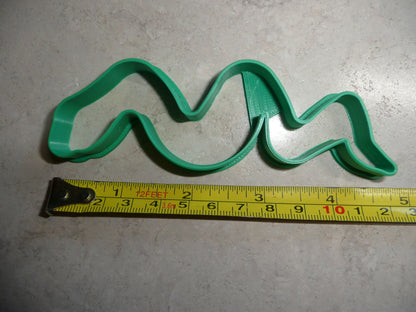 Snake Outline Serpent Reptile Cookie Cutter Made in USA PR4459