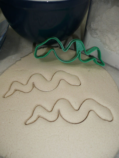 Snake Outline Serpent Reptile Cookie Cutter Made in USA PR4459