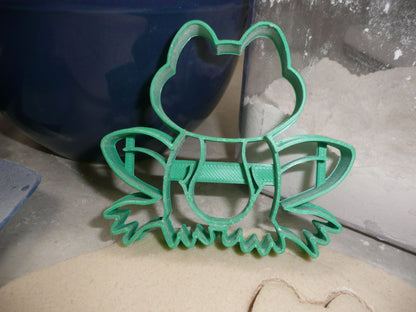 Frog With Detail Amphibian Cookie Cutter Made in USA PR4460