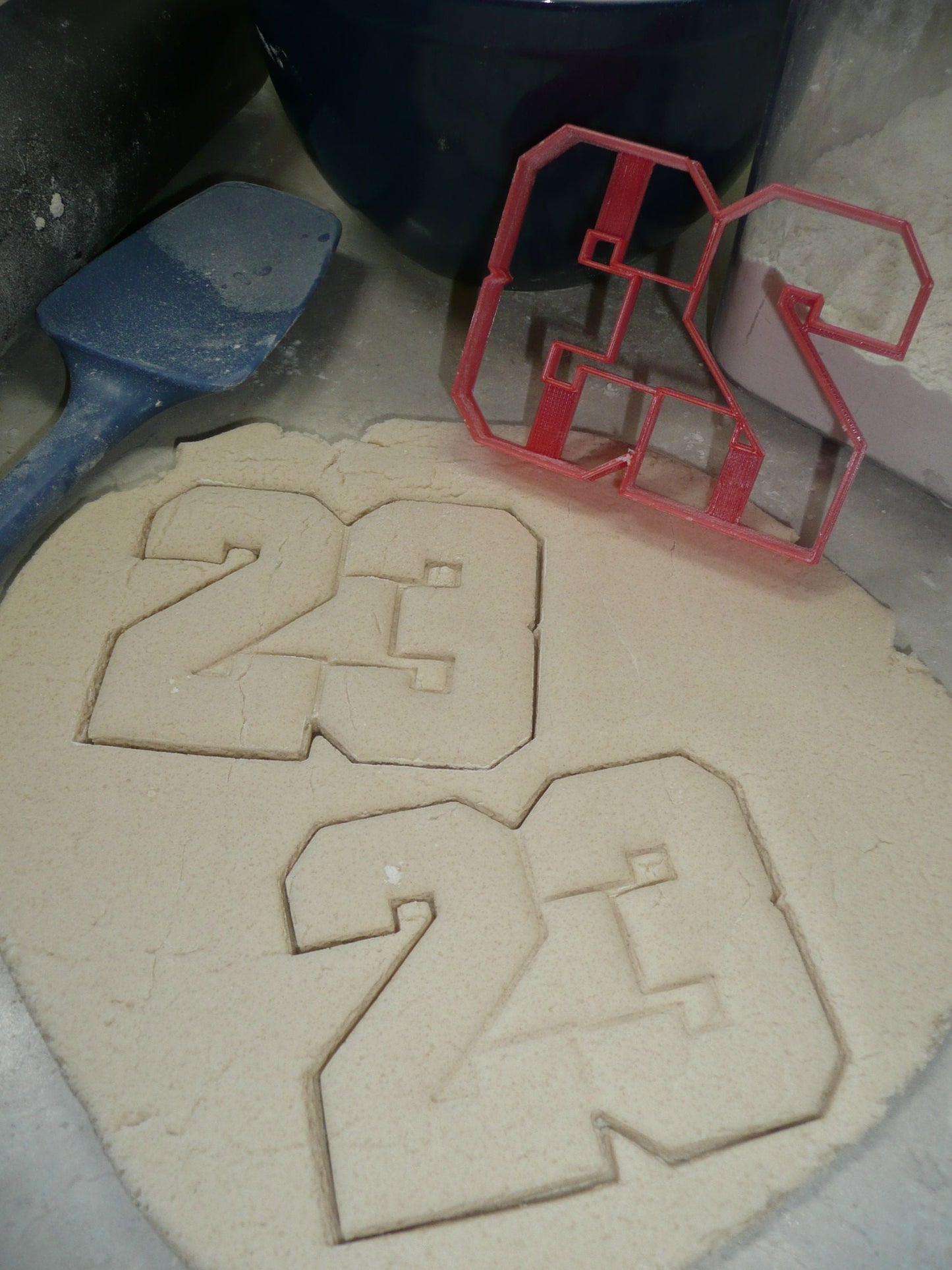 Number 23 Jordan Basketball Cookie Cutter Made in USA PR4462