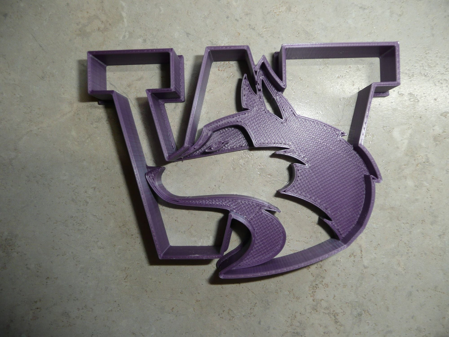 6x University of Washington Fondant Cutter Cupcake Topper 1.75 IN USA FD4464