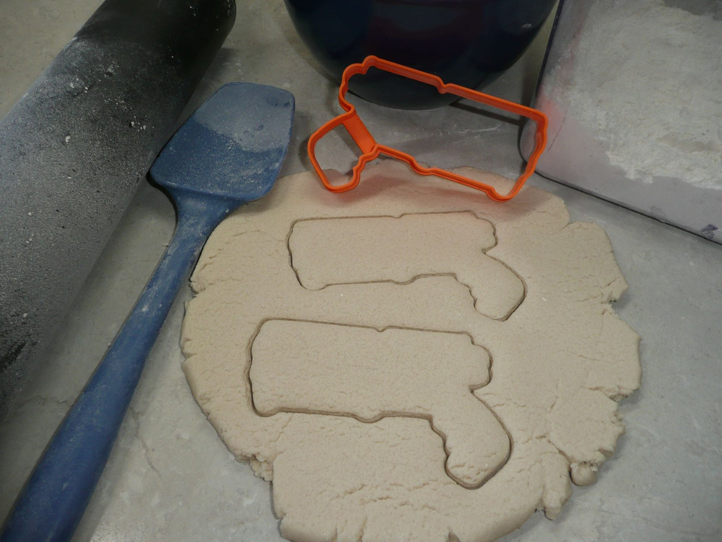 Nerf Gun Outline Cookie Cutter Made in USA PR4480