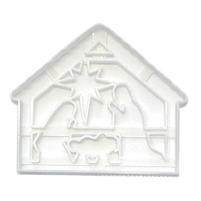 Nativity Manger Baby Jesus Mary Joseph Star Cookie Cutter Made In USA PR4495