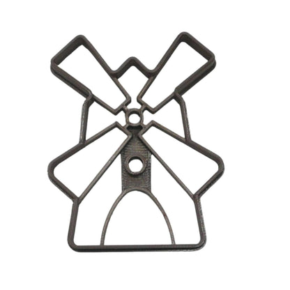 6x Windmill Old Wooden Fondant Cutter Cupcake Topper 1.75 IN USA FD4498