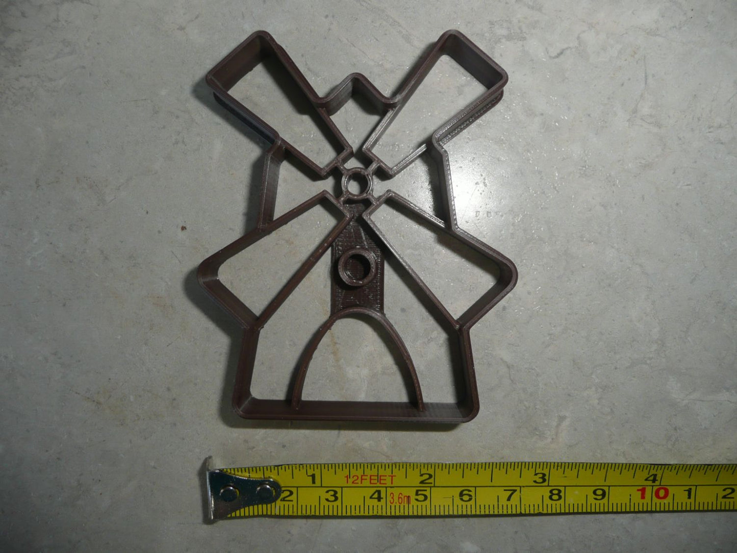 Windmill Old Wooden Dutch Style Detailed Cookie Cutter Made In USA PR4498