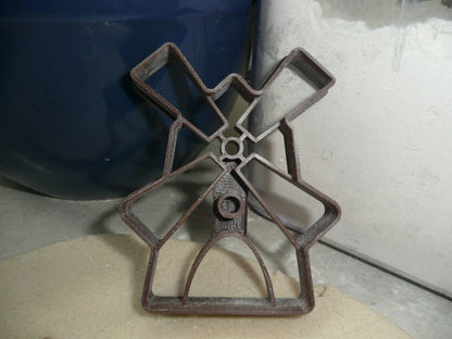 Windmill Old Wooden Dutch Style Detailed Cookie Cutter Made In USA PR4498