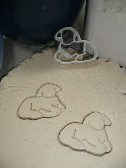 Sheep Laying Sitting For Nativity Manger Scene Cookie Cutter Made In USA PR4500