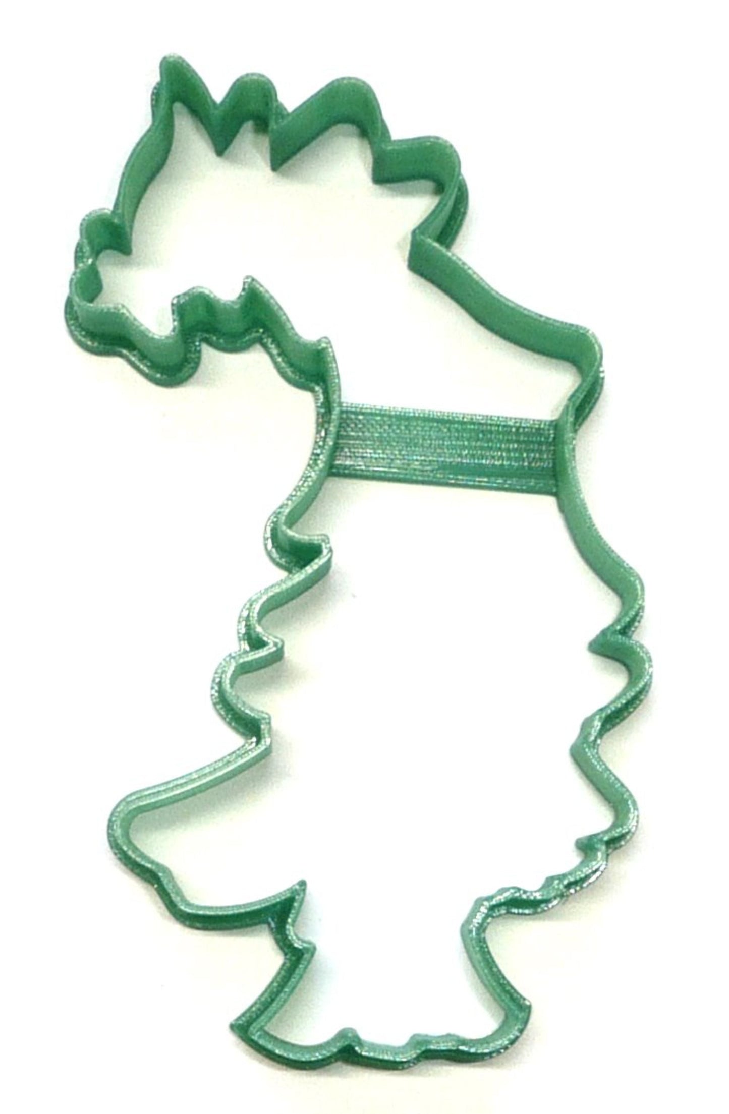 Grinch Whoville Leaning Christmas Tree Outline Cookie Cutter USA PR4514