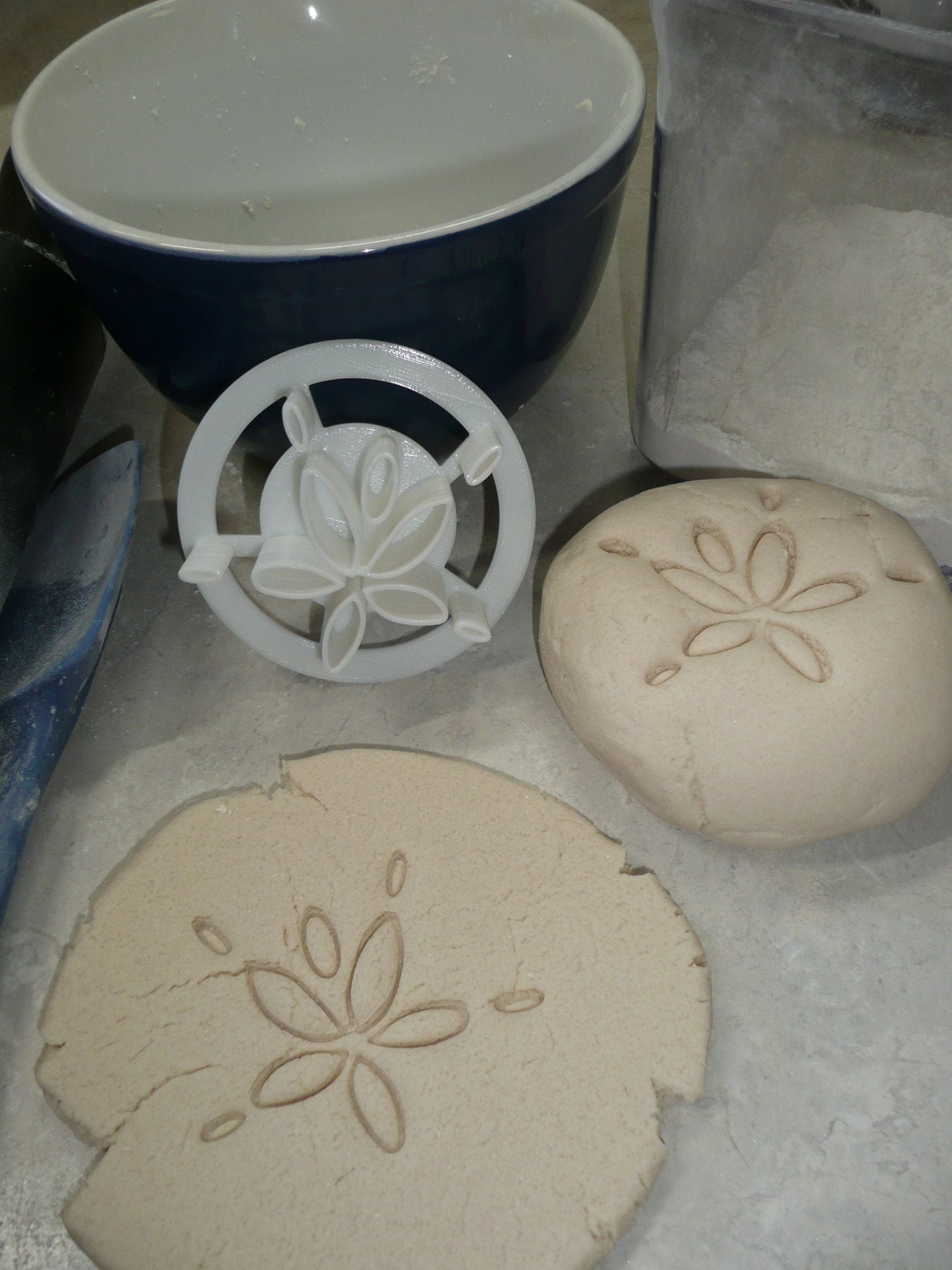 Sand Dollar Design Concha Cutter Mexican Sweet Bread Stamp USA Made PR4516