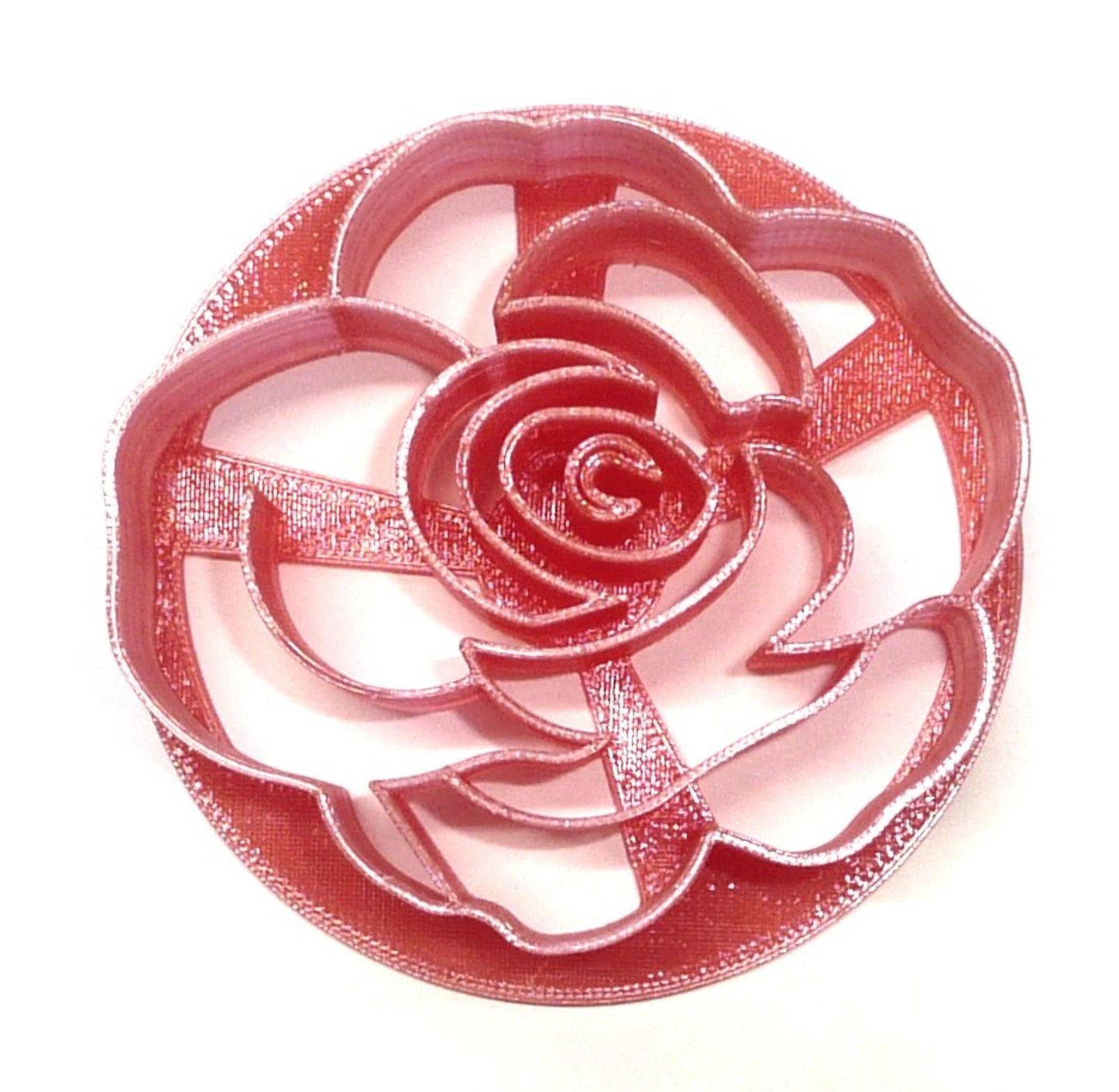 Rose Flower Design Concha Cutter Mexican Sweet Bread Stamp USA Made PR4518