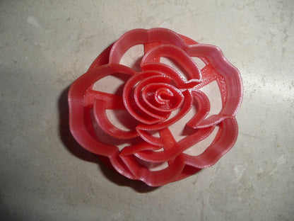 Rose Flower Design Concha Cutter Mexican Sweet Bread Stamp USA Made PR4518