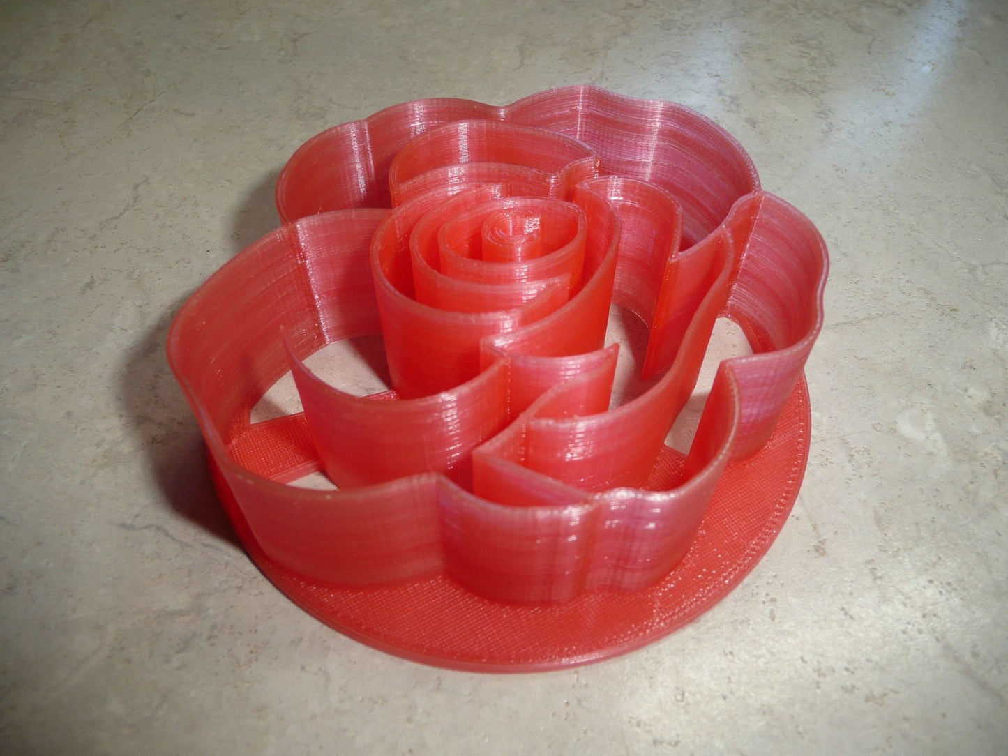 Rose Flower Design Concha Cutter Mexican Sweet Bread Stamp USA Made PR4518