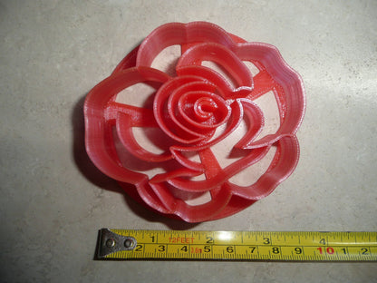 Rose Flower Design Concha Cutter Mexican Sweet Bread Stamp USA Made PR4518