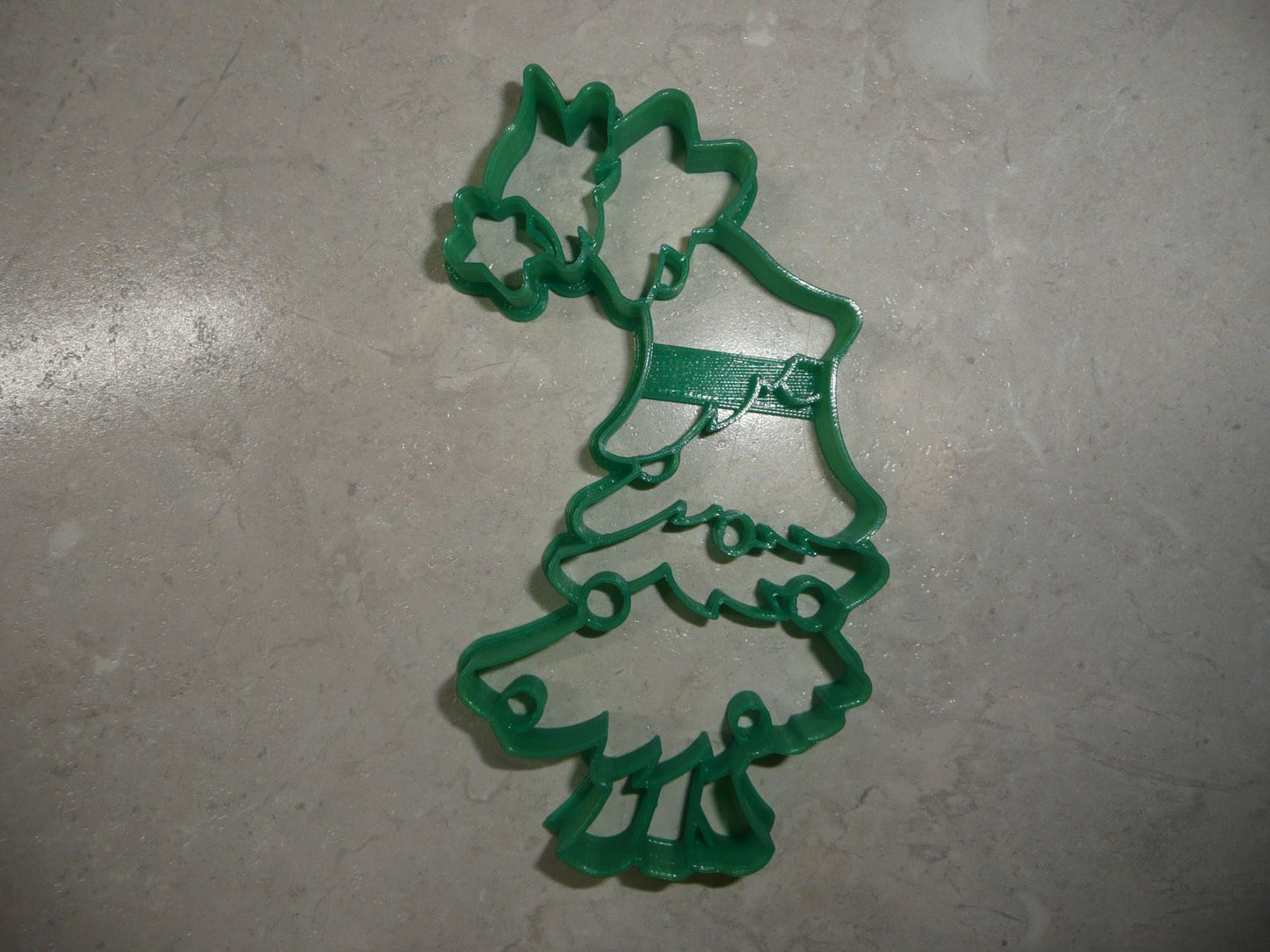 Grinch Whoville Leaning Christmas Tree Detailed Cookie Cutter USA PR4520