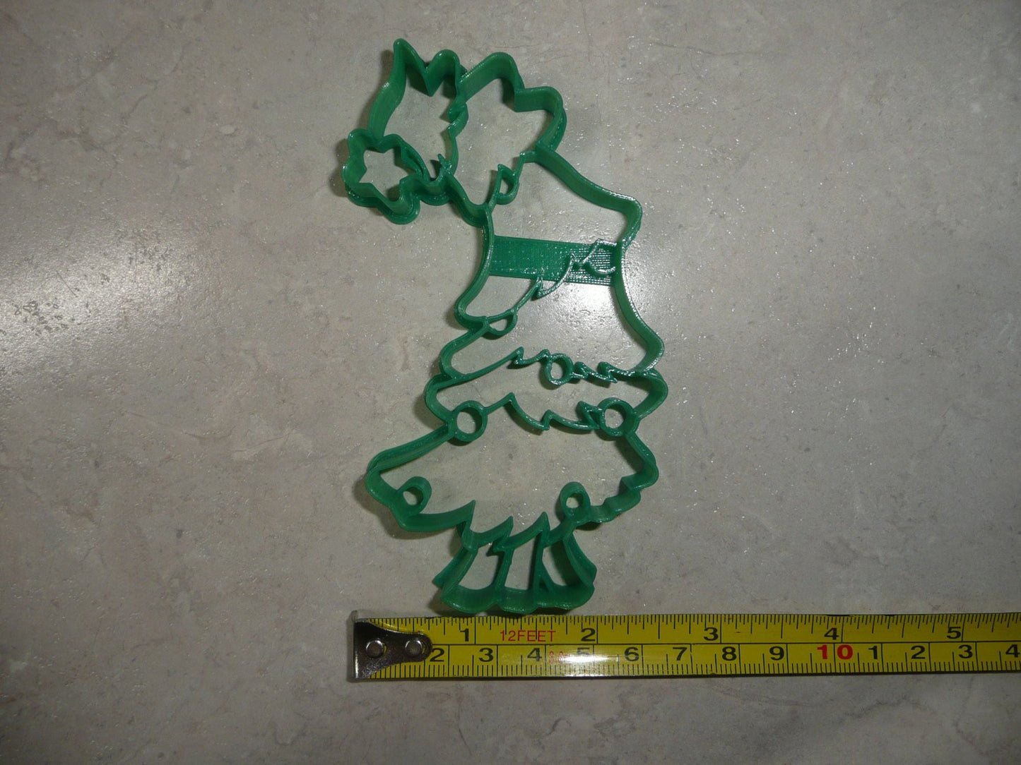 Grinch Whoville Leaning Christmas Tree Detailed Cookie Cutter USA PR4520