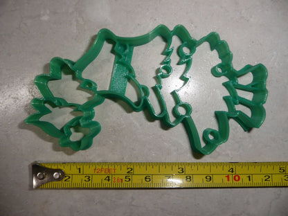 Grinch Whoville Leaning Christmas Tree Detailed Cookie Cutter USA PR4520