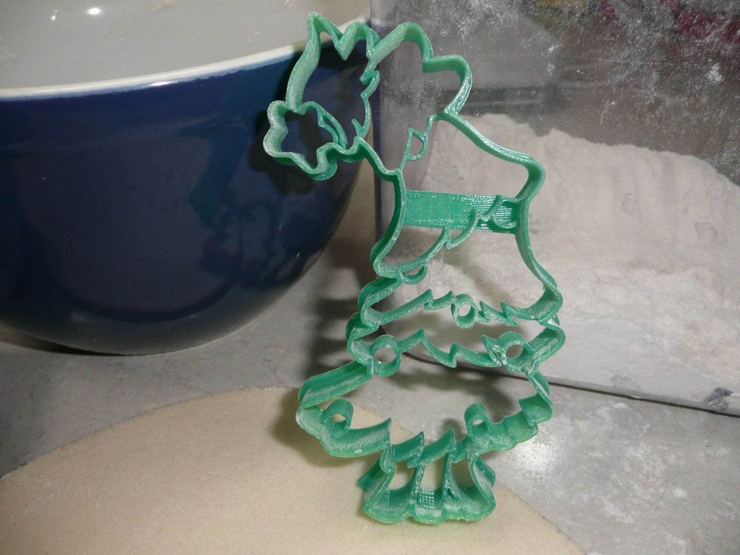 Grinch Whoville Leaning Christmas Tree Detailed Cookie Cutter USA PR4520