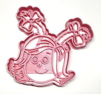 Cindy Lou Who Face Grinch Christmas Holiday Cookie Cutter USA PR4521