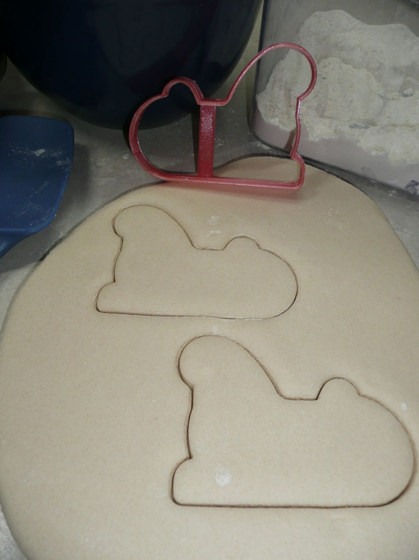 Santa Sleigh Outline Christmas Holiday Cookie Cutter USA PR4522