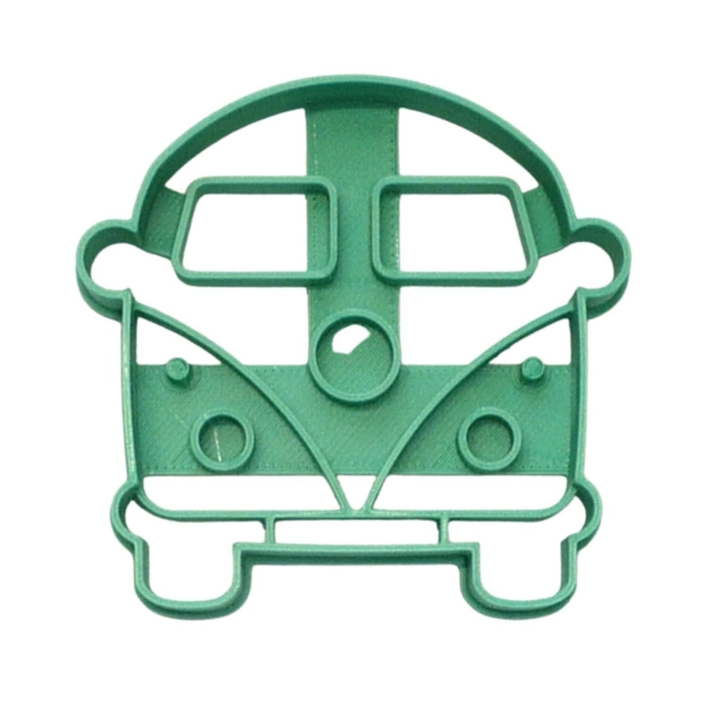 VW Vintage Van Hippie Style Bus Front View Cookie Cutter Made In USA PR4535