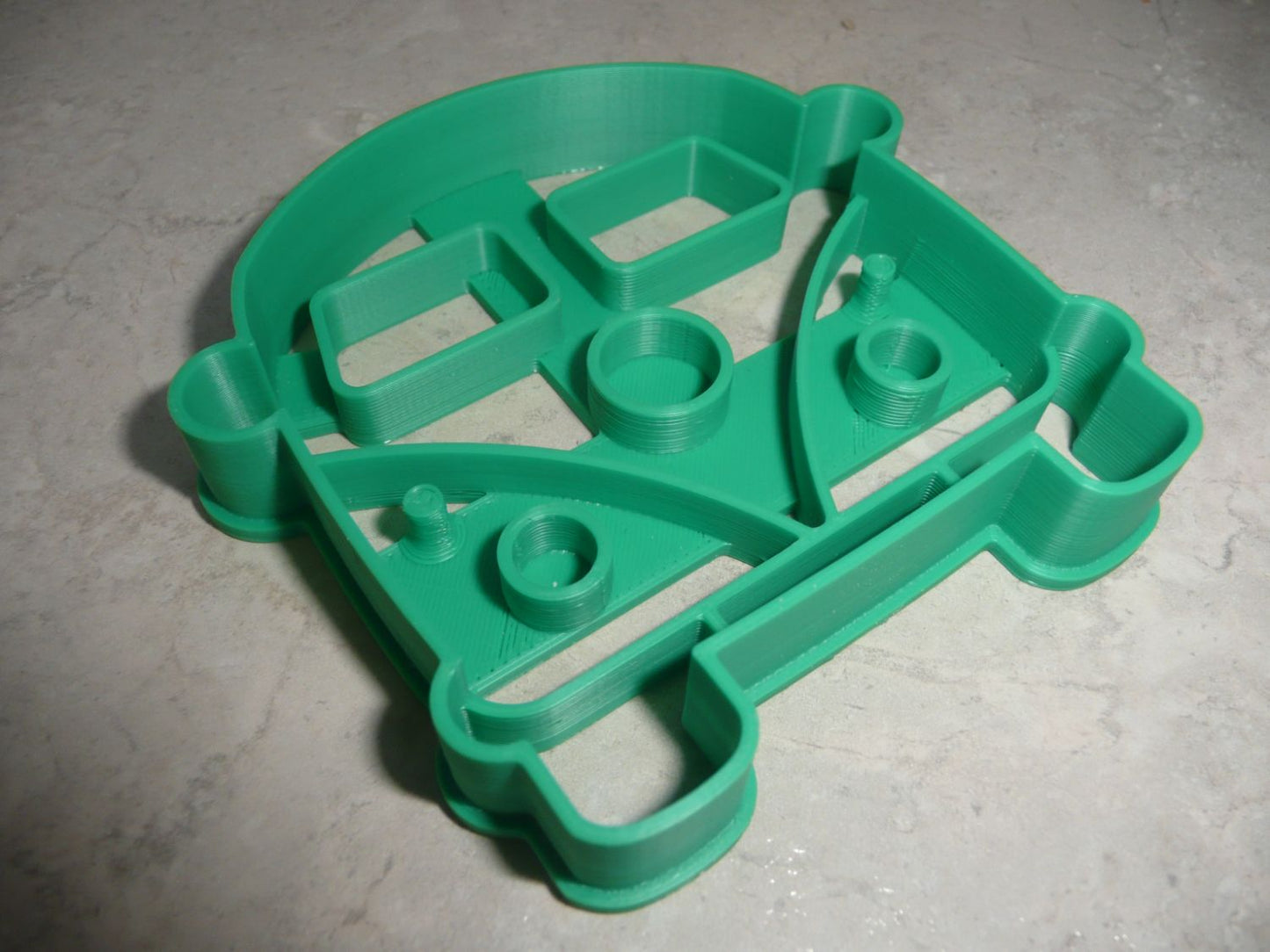 VW Vintage Van Hippie Style Bus Front View Cookie Cutter Made In USA PR4535