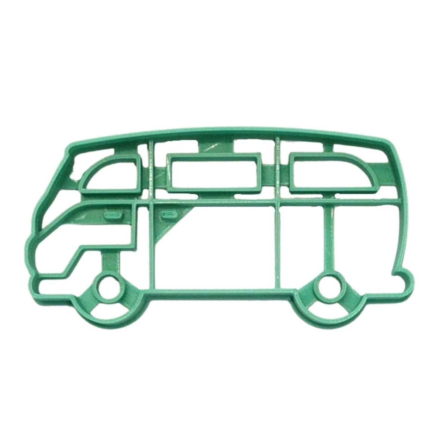 VW Vintage Van Hippie Style Bus Side View Cookie Cutter Made In USA PR4536