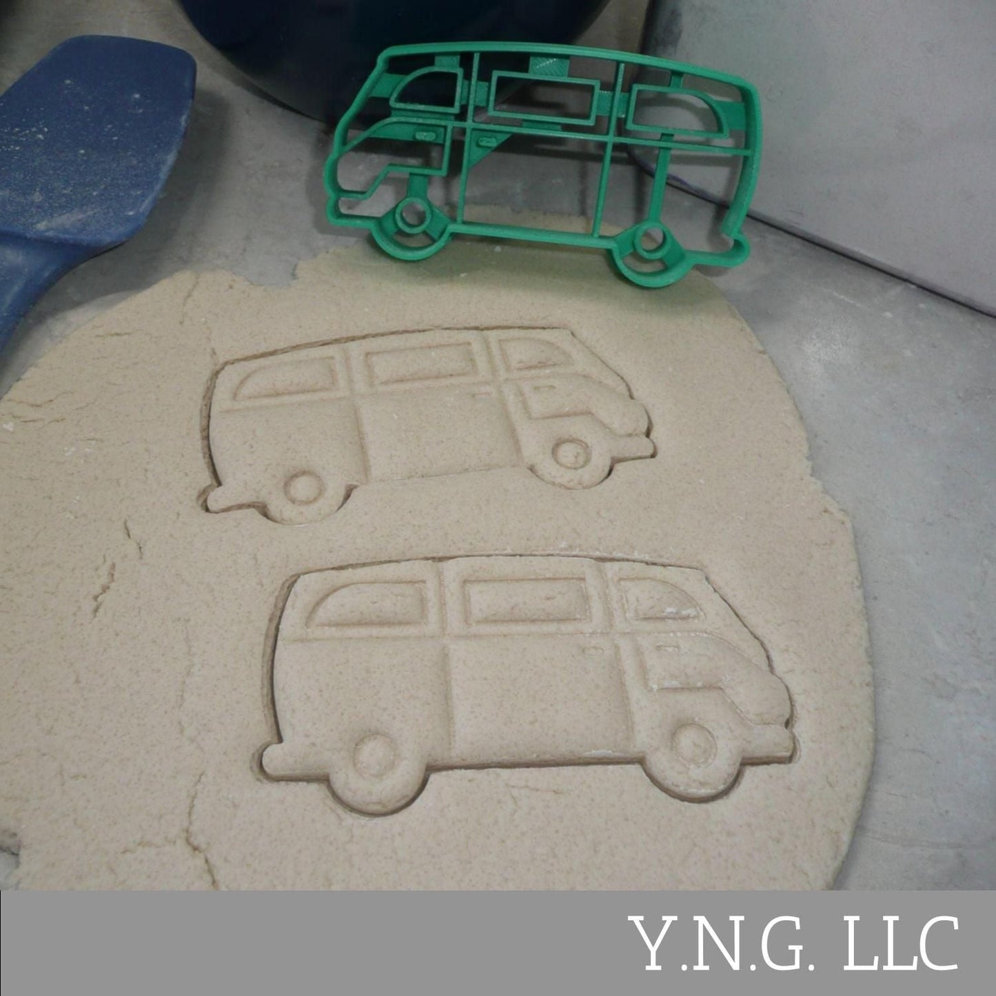 VW Vintage Van Hippie Style Bus Side View Cookie Cutter Made In USA PR4536