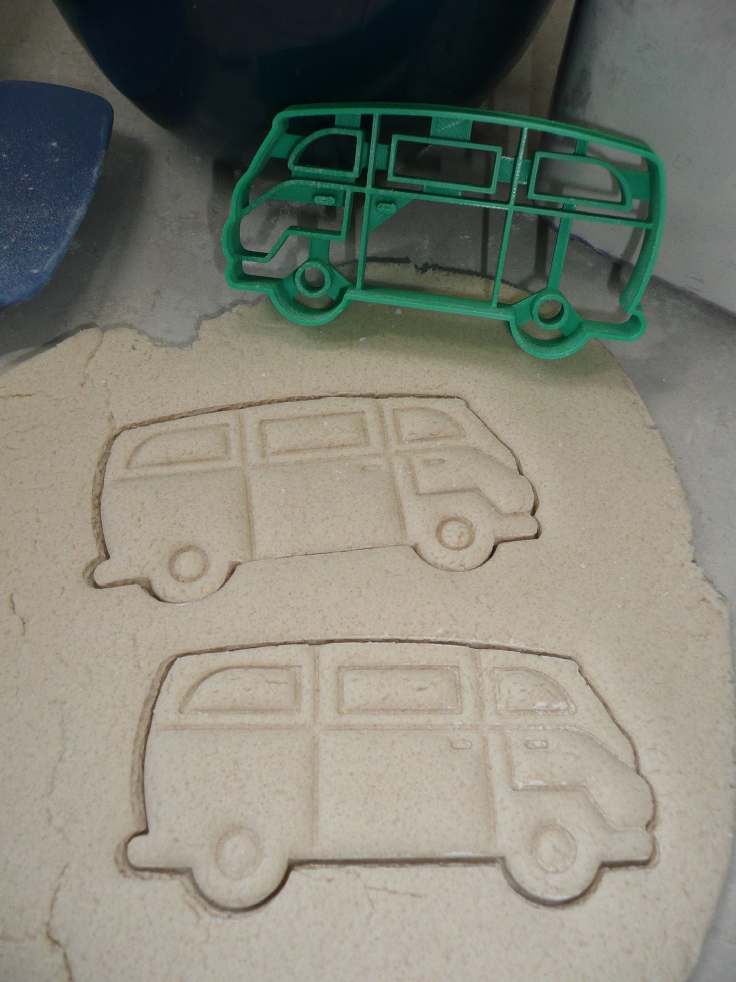 VW Vintage Van Hippie Style Bus Side View Cookie Cutter Made In USA PR4536