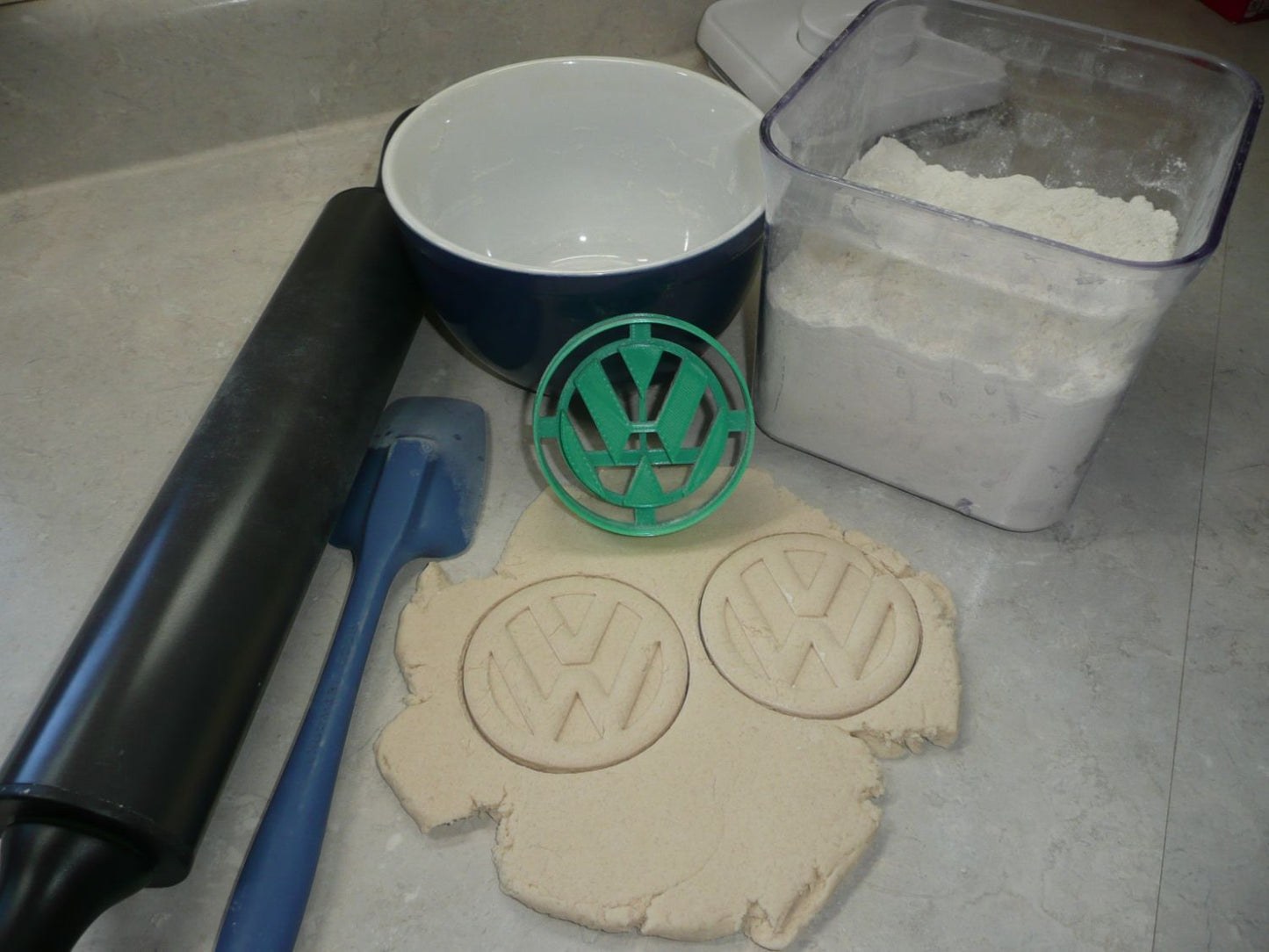 VW Volkswagon Luxury Vehicle Iconic Symbol Cookie Cutter Made In USA PR4543