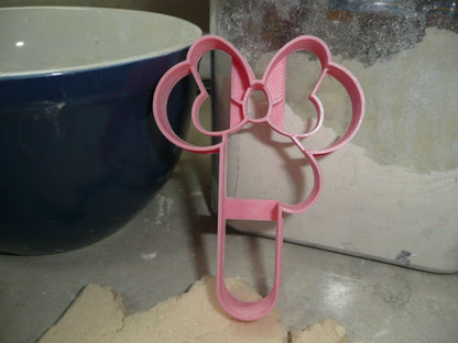 Minnie Mouse Themed Number One 1 Detailed Cookie Cutter Made In USA PR4551