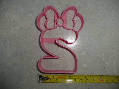 Minnie Mouse Themed Number Two 2 Detailed Cookie Cutter Made In USA PR4552