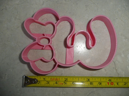 Minnie Mouse Themed Number Three 3 Detailed Cookie Cutter Made In USA PR4553