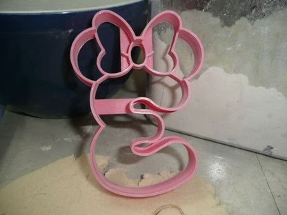 Minnie Mouse Themed Number Three 3 Detailed Cookie Cutter Made In USA PR4553