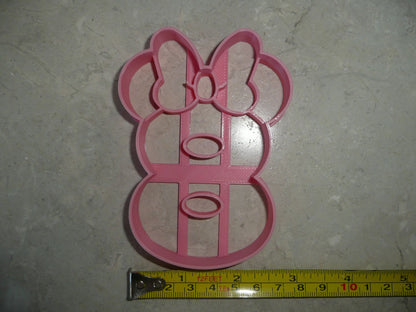 Minnie Mouse Themed Number Eight 8 Detailed Cookie Cutter Made In USA PR4558