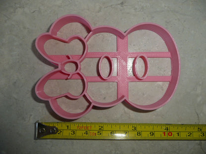 Minnie Mouse Themed Number Eight 8 Detailed Cookie Cutter Made In USA PR4558