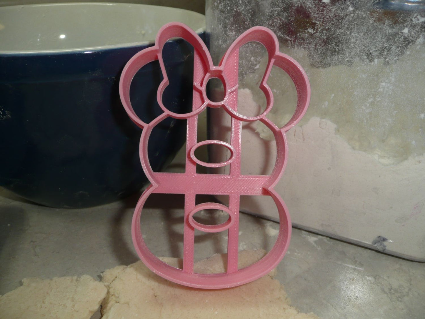 Minnie Mouse Themed Number Eight 8 Detailed Cookie Cutter Made In USA PR4558