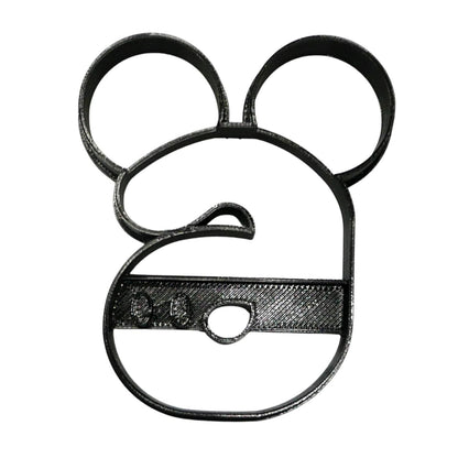 Mickey Mouse Themed Number Six 6 Detailed Cookie Cutter Made In USA PR4566