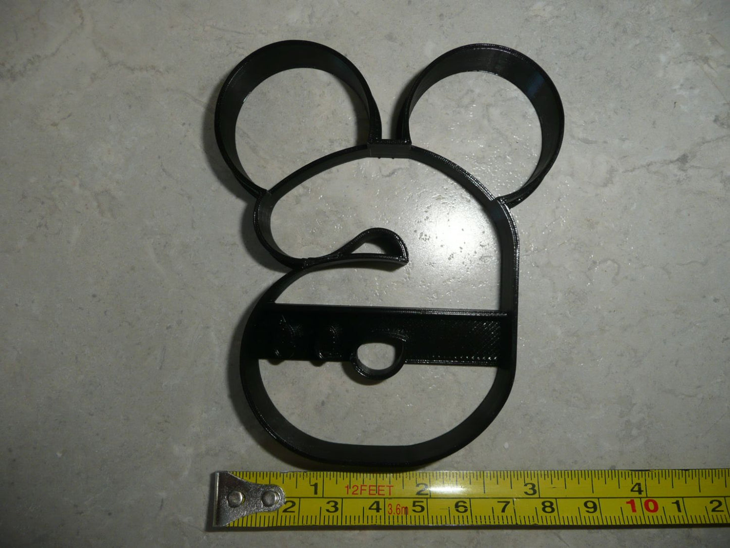 Mickey Mouse Themed Number Six 6 Detailed Cookie Cutter Made In USA PR4566