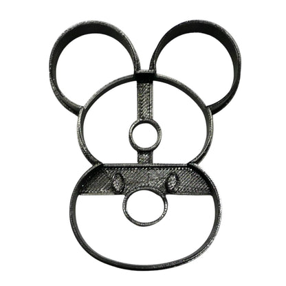 Mickey Mouse Themed Number Eight 8 Detailed Cookie Cutter Made In USA PR4568