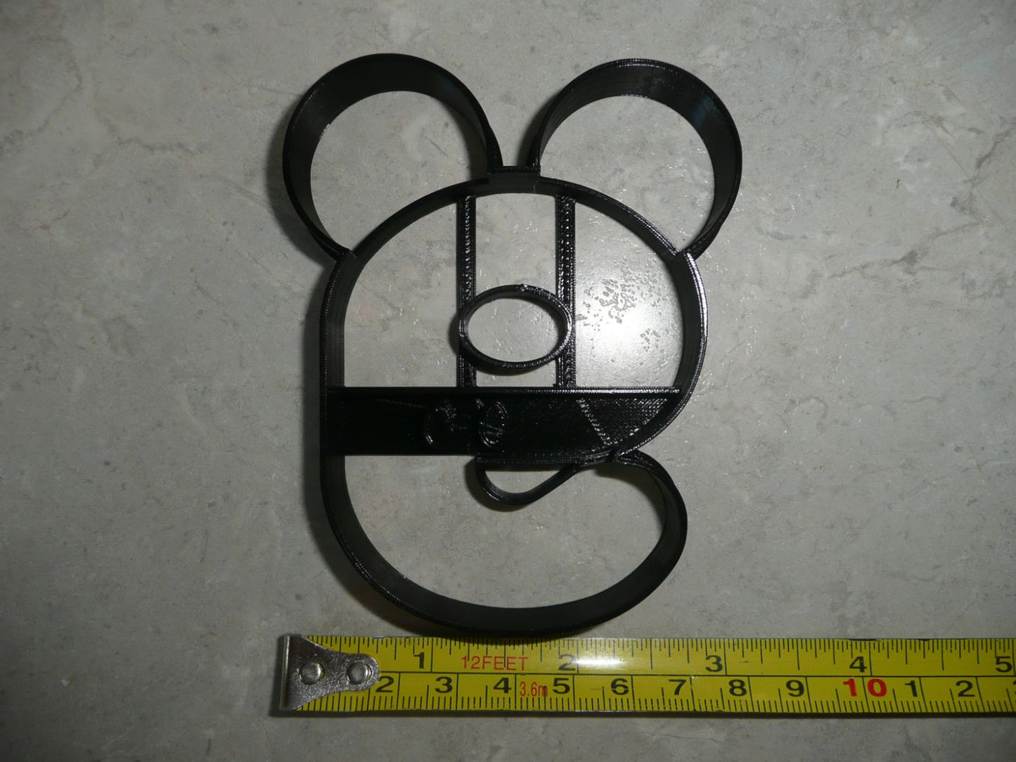 Mickey Mouse Themed Number Nine 9 Detailed Cookie Cutter Made In USA PR4569