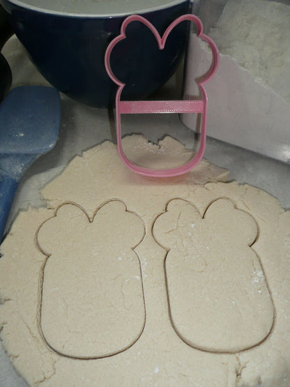 Minnie Mouse Themed Number Zero 0 Outline Cookie Cutter Made In USA PR4570