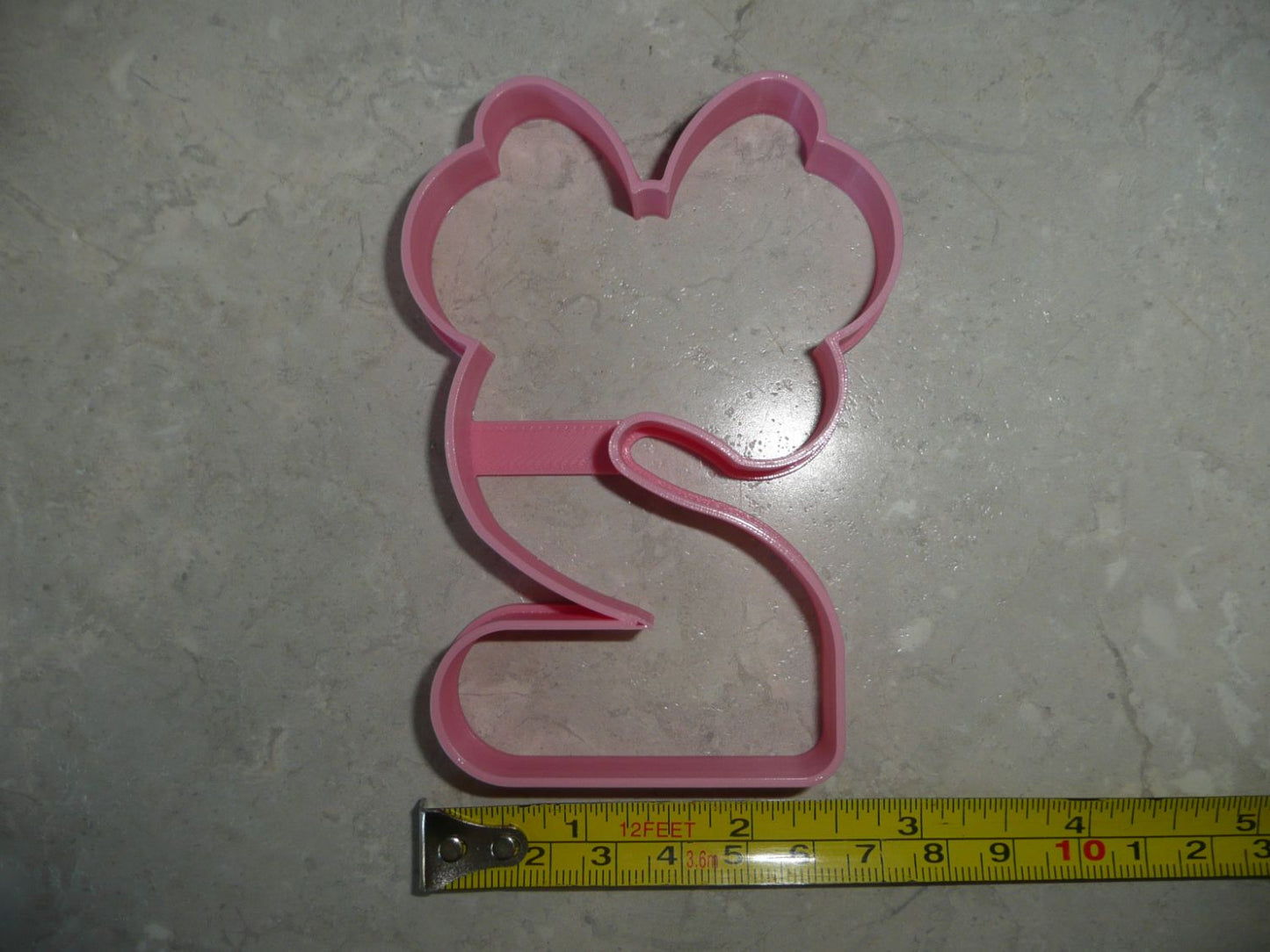 Minnie Mouse Themed Number Two 2 Outline Cookie Cutter Made In USA PR4572