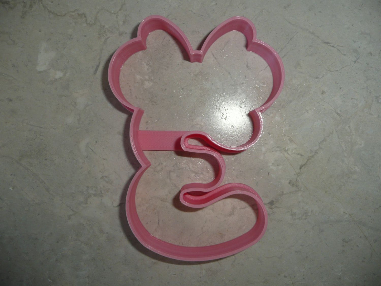 6x Minnie Number 3 Fondant Cutter Cupcake Topper 1.75 IN USA FD4573