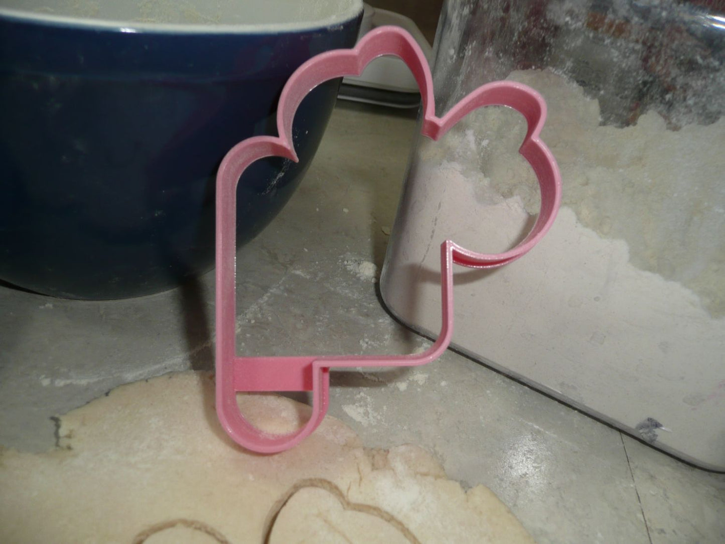 Minnie Mouse Themed Number Four 4 Outline Cookie Cutter Made In USA PR4574