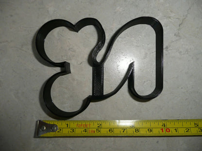 Mickey Mouse Themed Number Two 2 Outline Cookie Cutter Made In USA PR4582