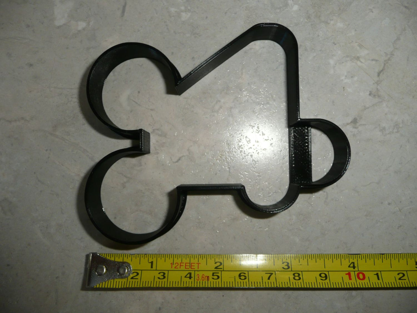 Mickey Mouse Themed Number Four 4 Outline Cookie Cutter Made In USA PR4584