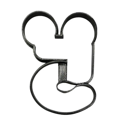 Mickey Mouse Themed Number Five 5 Outline Cookie Cutter Made In USA PR4585