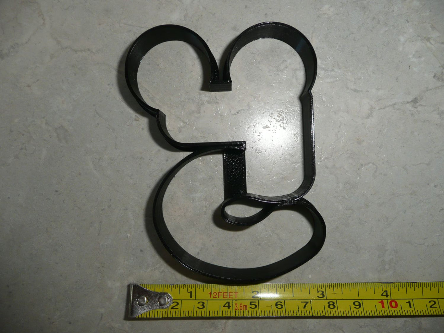 Mickey Mouse Themed Number Five 5 Outline Cookie Cutter Made In USA PR4585