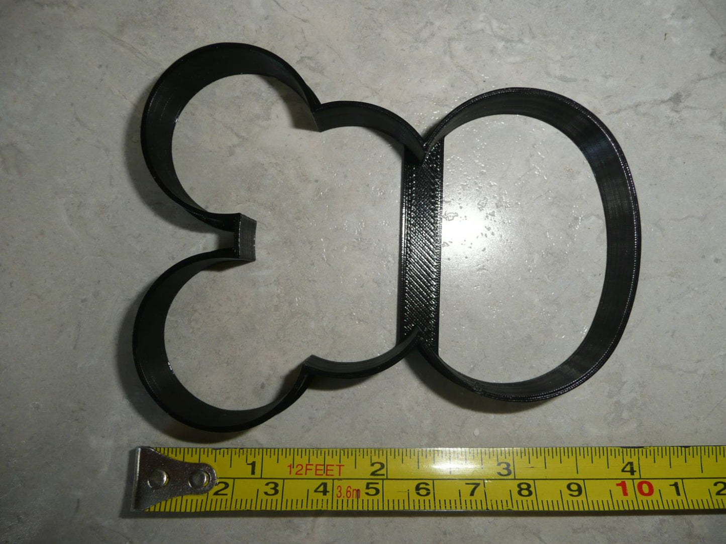 Mickey Mouse Themed Number Eight 8 Outline Cookie Cutter Made In USA PR4588