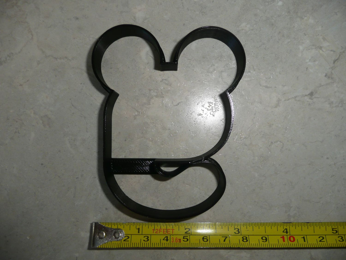 Mickey Mouse Themed Number Nine 9 Outline Cookie Cutter Made In USA PR4589